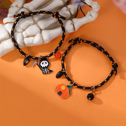Halloween Charm Magnetic Rope Bracelet