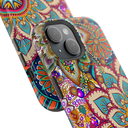 Colorful Mandala MagSafe® Compatible Tough Case for iPhone