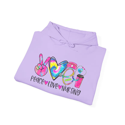 Love Peace Nursing Heavy Blend™ Hooded Sweatshirt