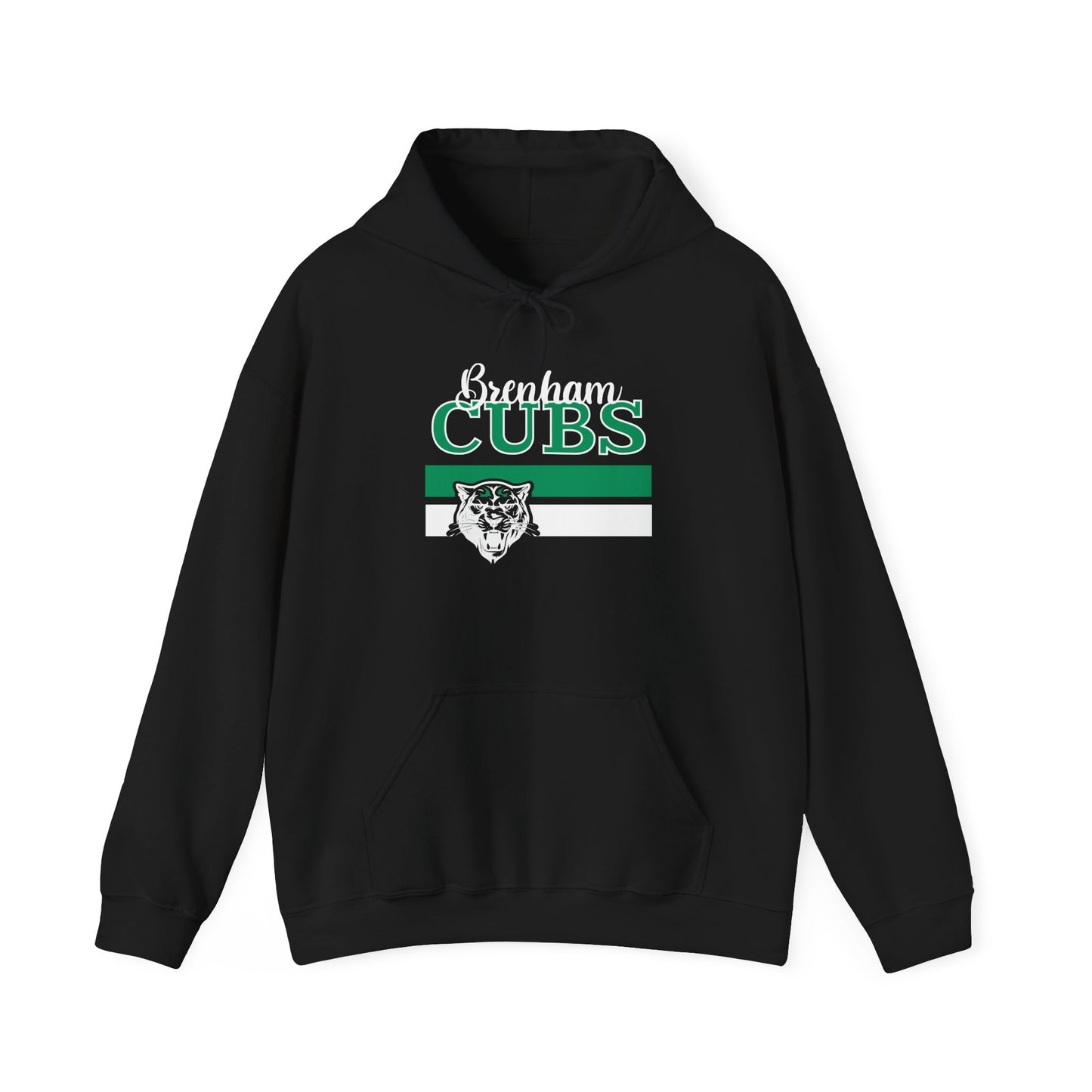 Brenham Cubs w/Mascot & Stripes Adult Heavy Blend™ Hoodie