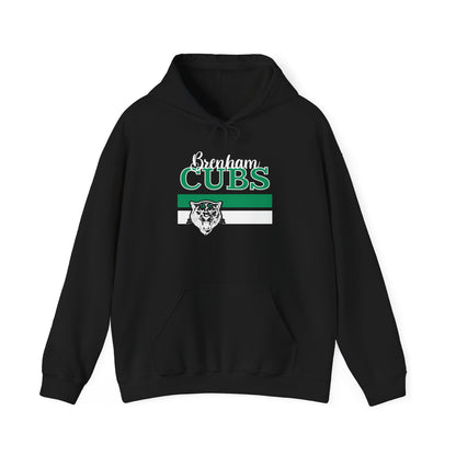 Brenham Cubs w/Mascot & Stripes Adult Heavy Blend™ Hoodie