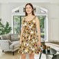 Honeycombs & Sunflowers Women's Skater Dress