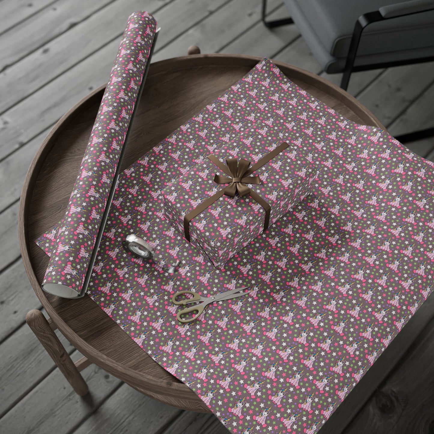 Stardust Unicorn Dreams Wrapping Paper