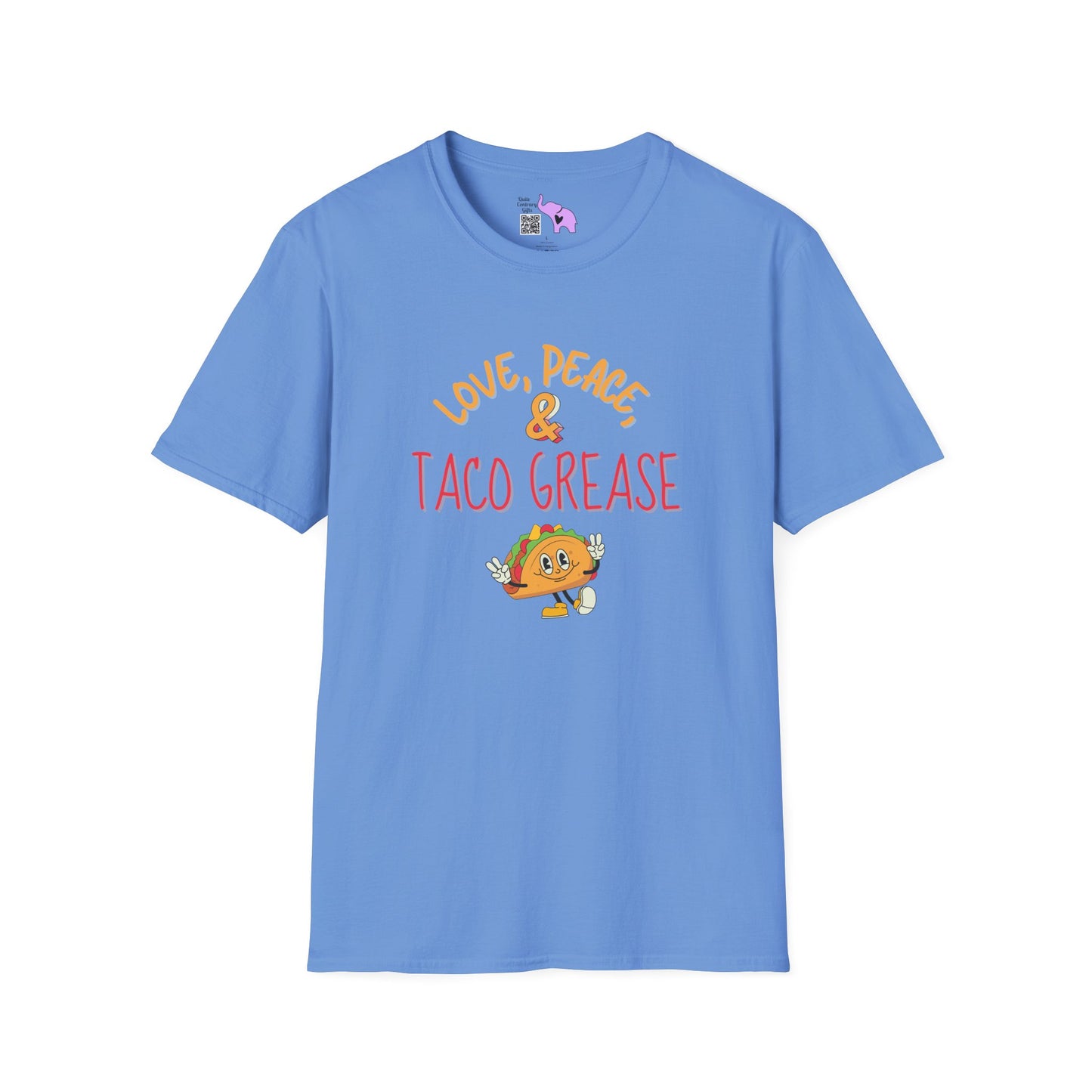 Love, Peace, & Taco Grease Adult T-shirt