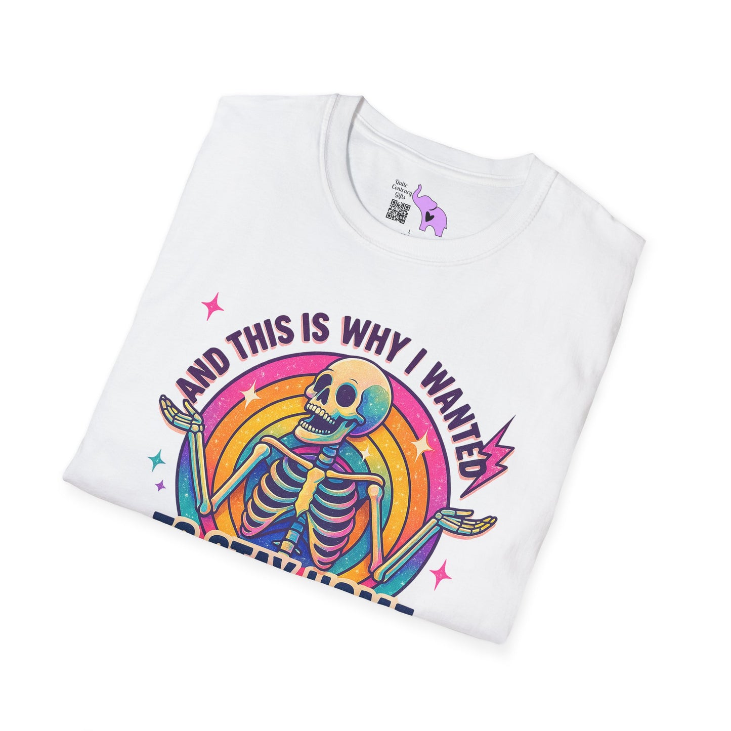 And This Is Why I Wanted To Stay Home All This Right Here Adult T-shirt