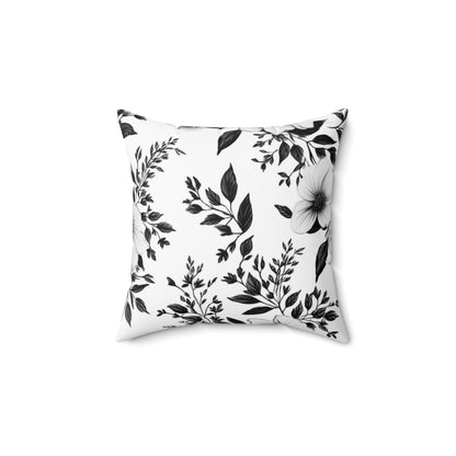 Garden Sketch Throw Pillow