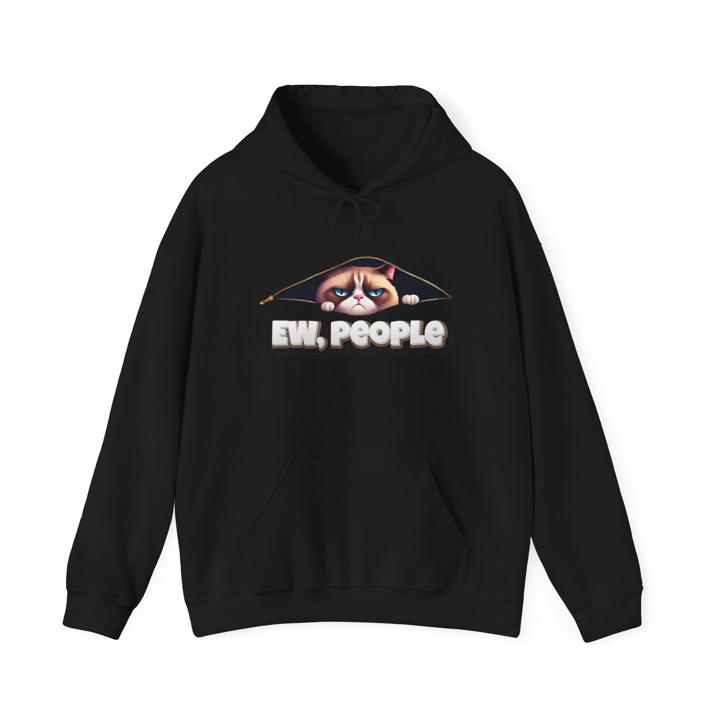 Ew People (Grumpy Cat) Adult Heavy Blend™ Hooded Sweatshirt