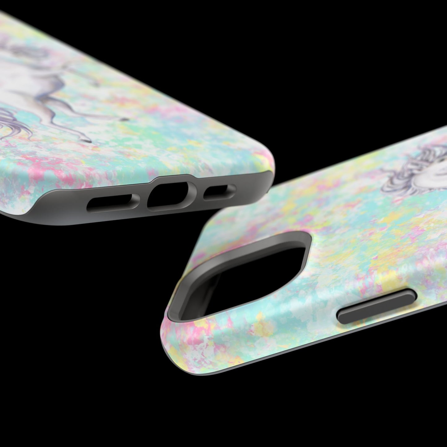 Pastel Pegasus MagSafe® Compatible Tough Case for iPhone