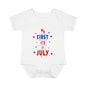 My First 4th of July Baby Rib Bodysuit