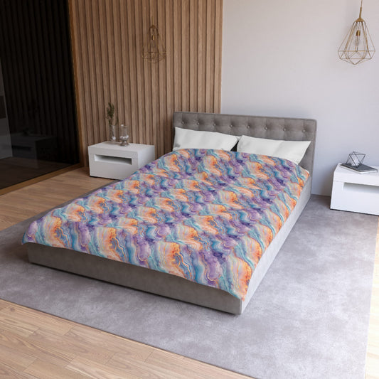 Dreamwave Marble Microfiber Duvet Cover