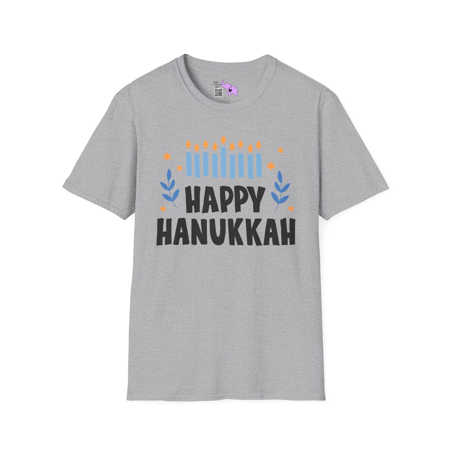 Happy Hanukkah 5 Adult T-shirt