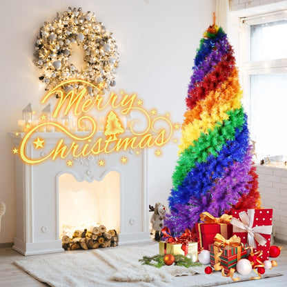 Colorful Rainbow Christmas Tree 6FT/7.5ft