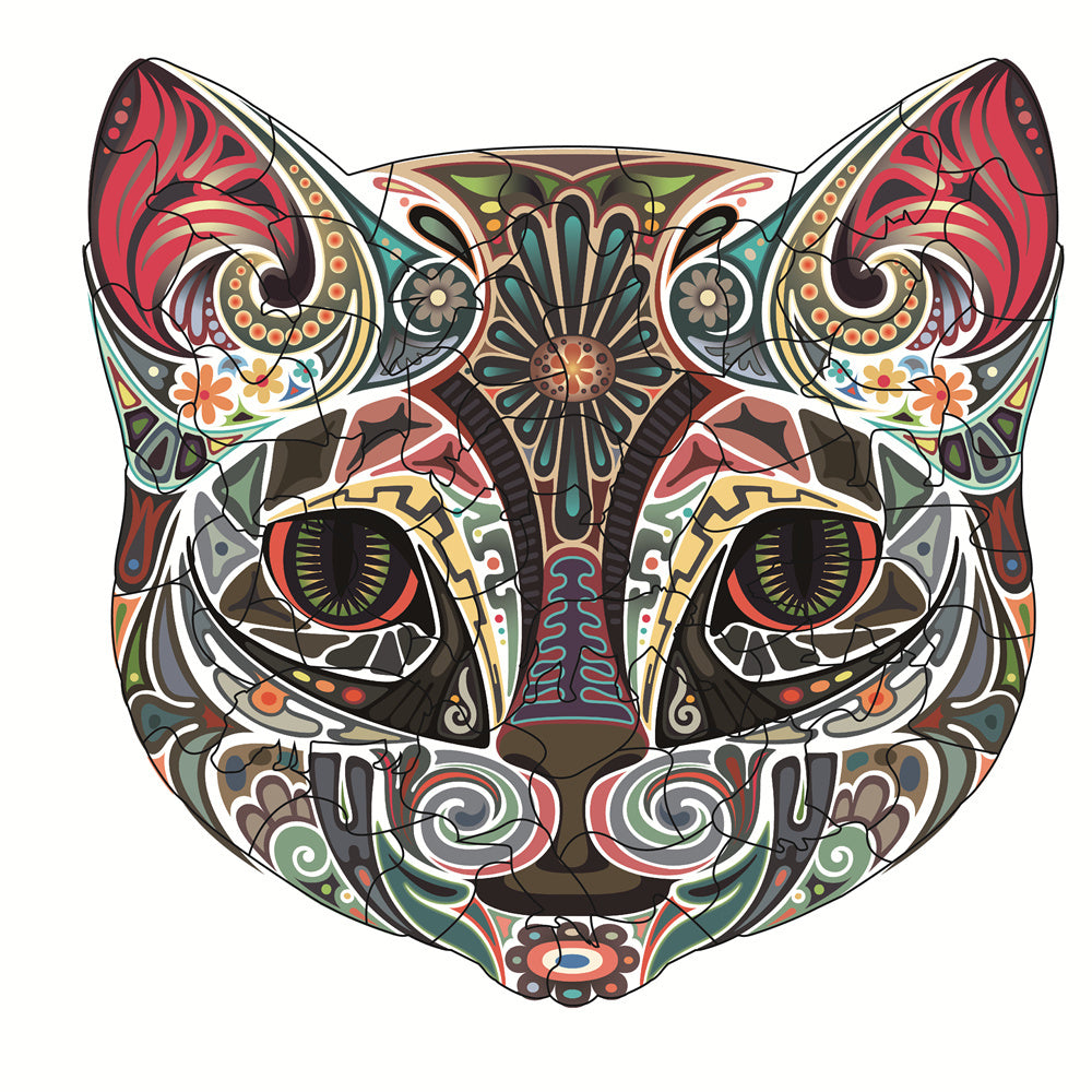 Vibrant Wooden Puzzle Collection