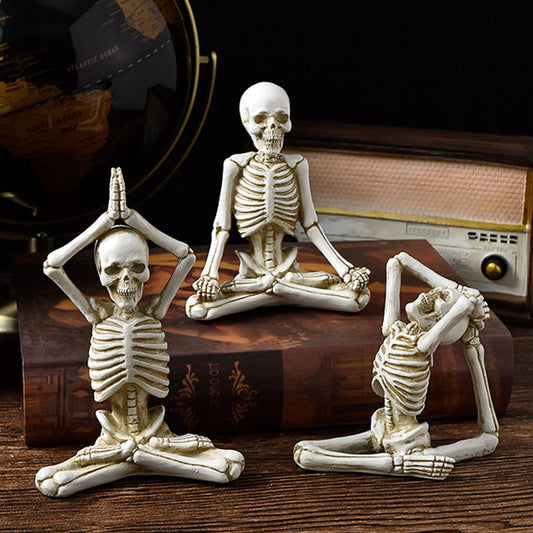 Yoga Posing Skeletons