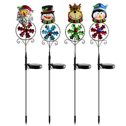 Solar Powered Christmas LED Ground Stake Lights