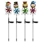 Solar Christmas Character Garden Stake Lights