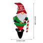 Christmas Gnome Metal Lawn Decor