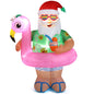 Tropical Santa Claus LED Inflatable