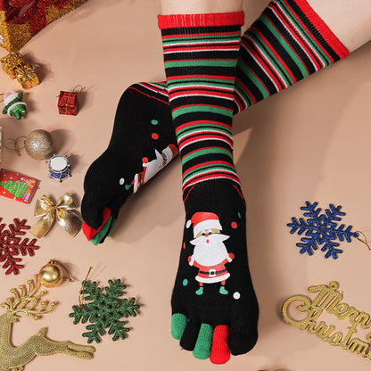 Cute Christmas Toe Socks