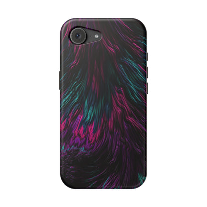 Pink Orchid Feathers MagSafe® Compatible Tough Case for iPhone