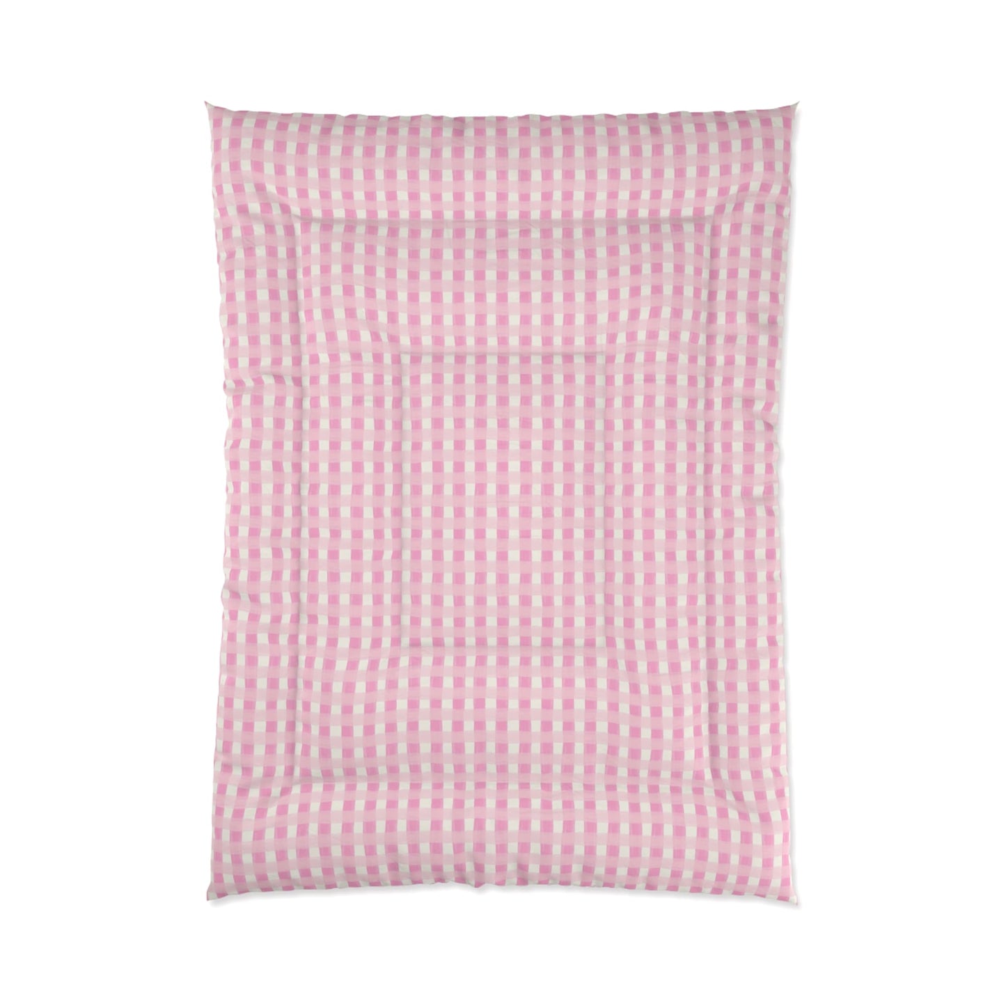 Dreamy Rose Gingham Comforter