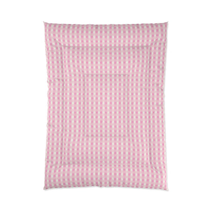 Dreamy Rose Gingham Comforter