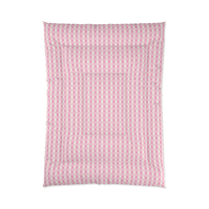 Dreamy Rose Gingham Comforter