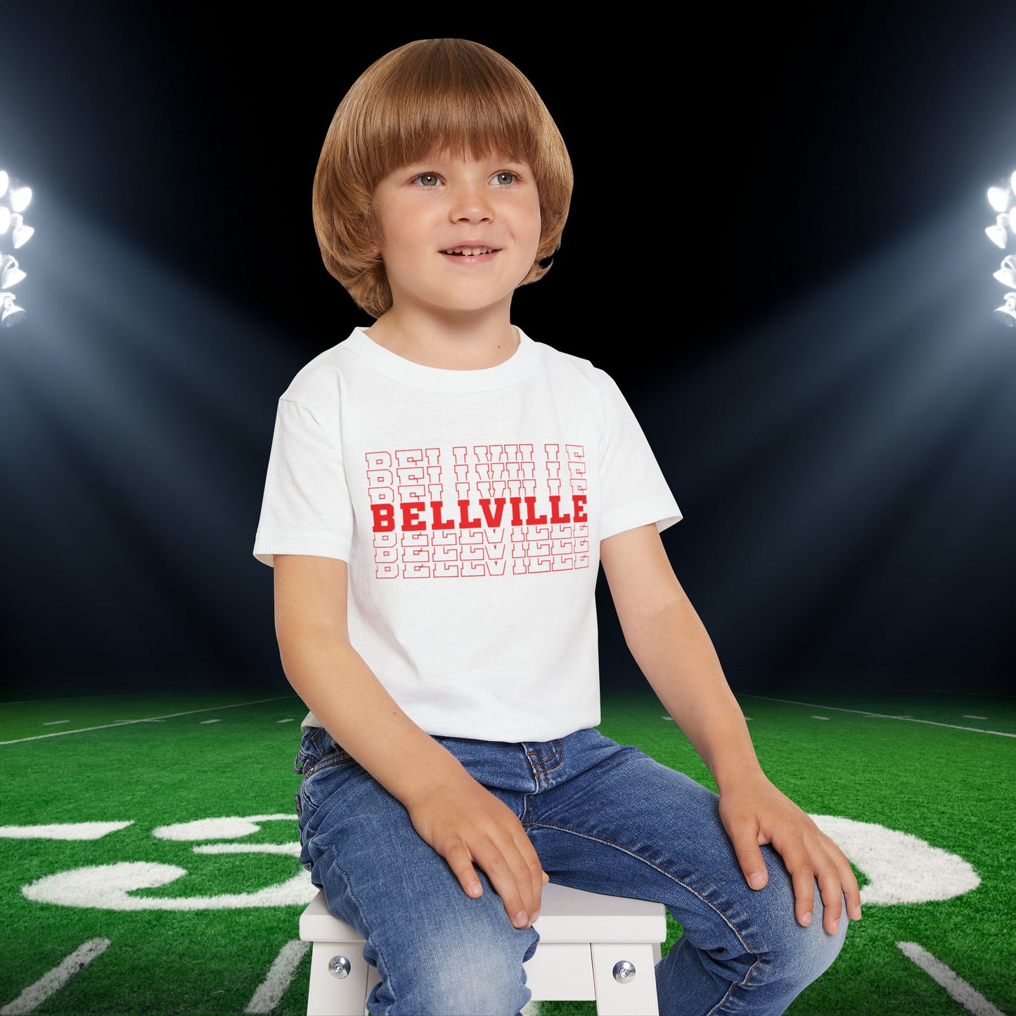 Bellville (Stacked) Heavy Cotton™ Toddler T-shirt