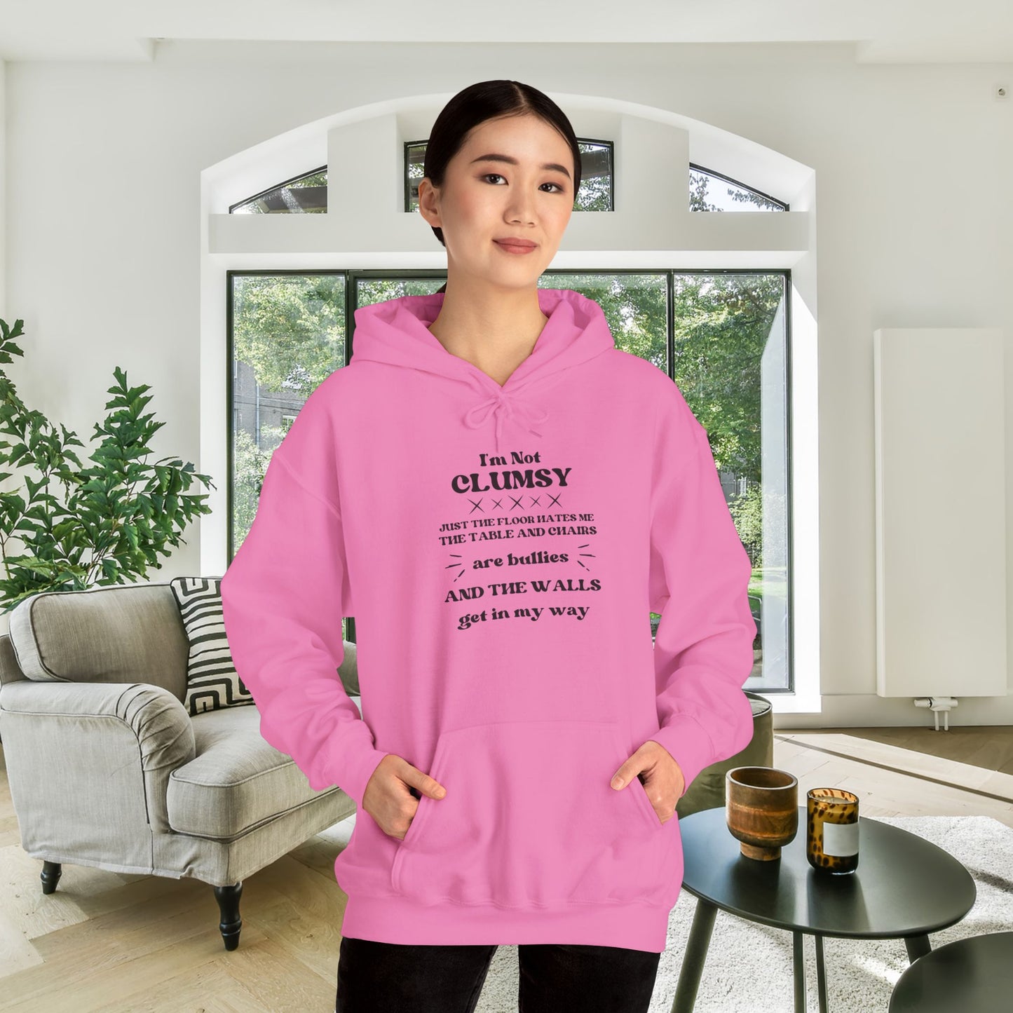 I'm Not Clumsy Heavy Blend™ Hooded Sweatshirt