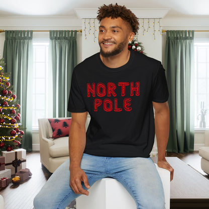 North Pole Adult T-shirt