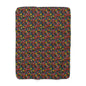 Humming Bloom Sherpa Fleece Blanket