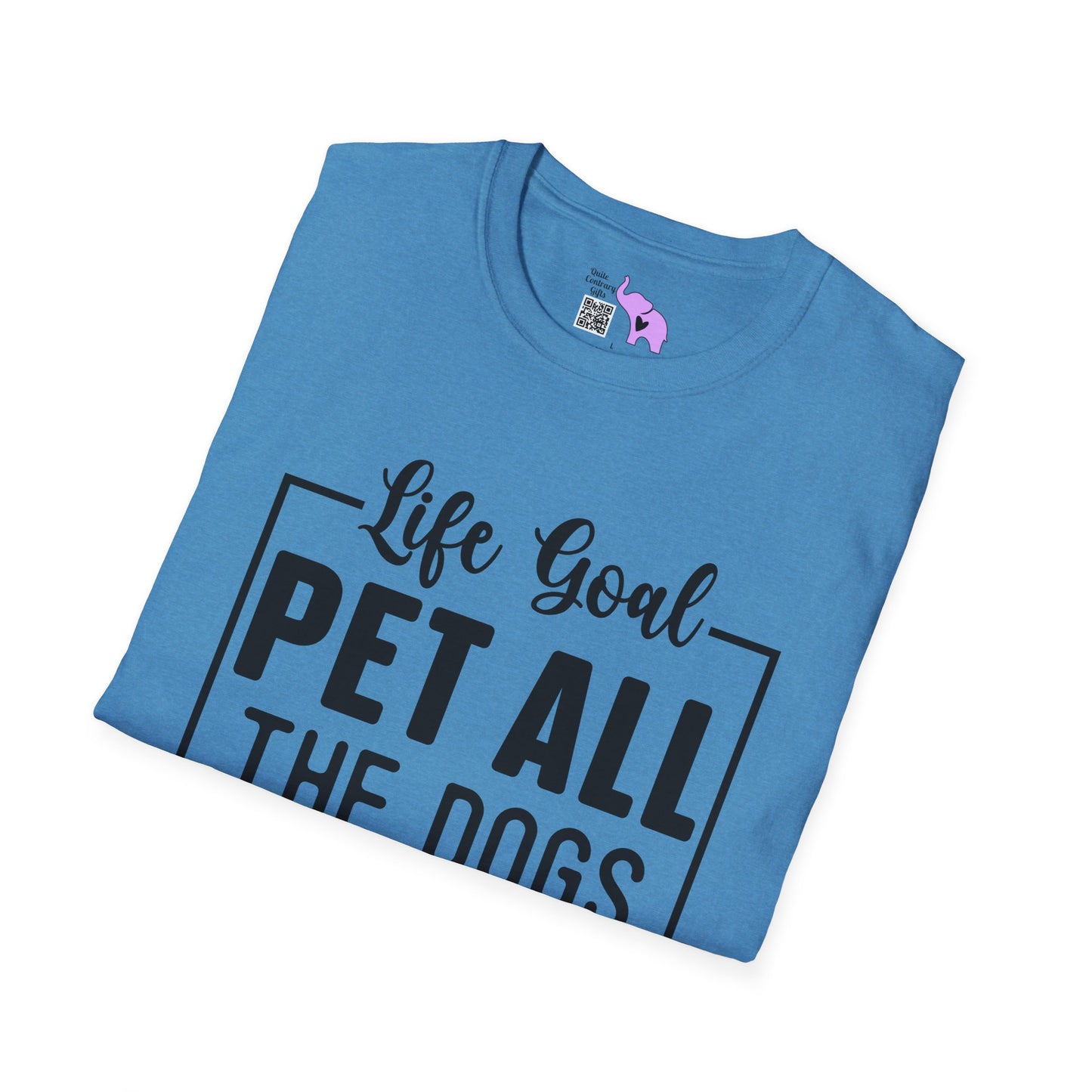 Life Goal Pet All The Dogs Adult T-shirt