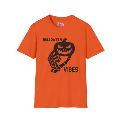 Pumpkin Halloween Vibes Adult T-shirt