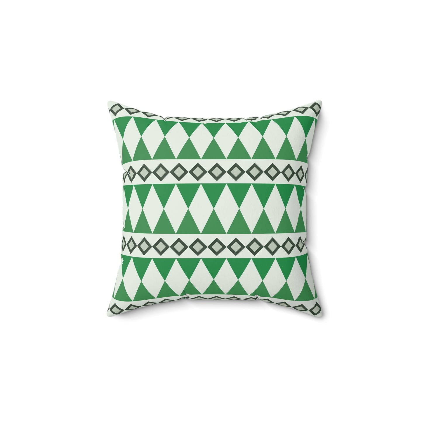Moss Cairn Stripes Throw Pillow