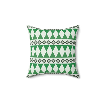 Moss Cairn Stripes Throw Pillow