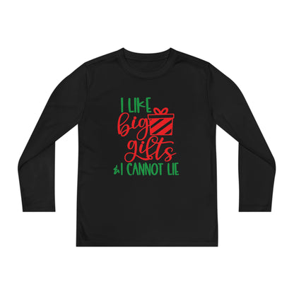 I Like Big Gifts & I Cannot Lie Youth Long Sleeve Tee