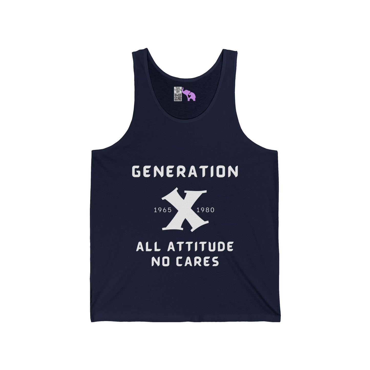 GenX All Attitude No Cares w/Years Adult Unisex Tank