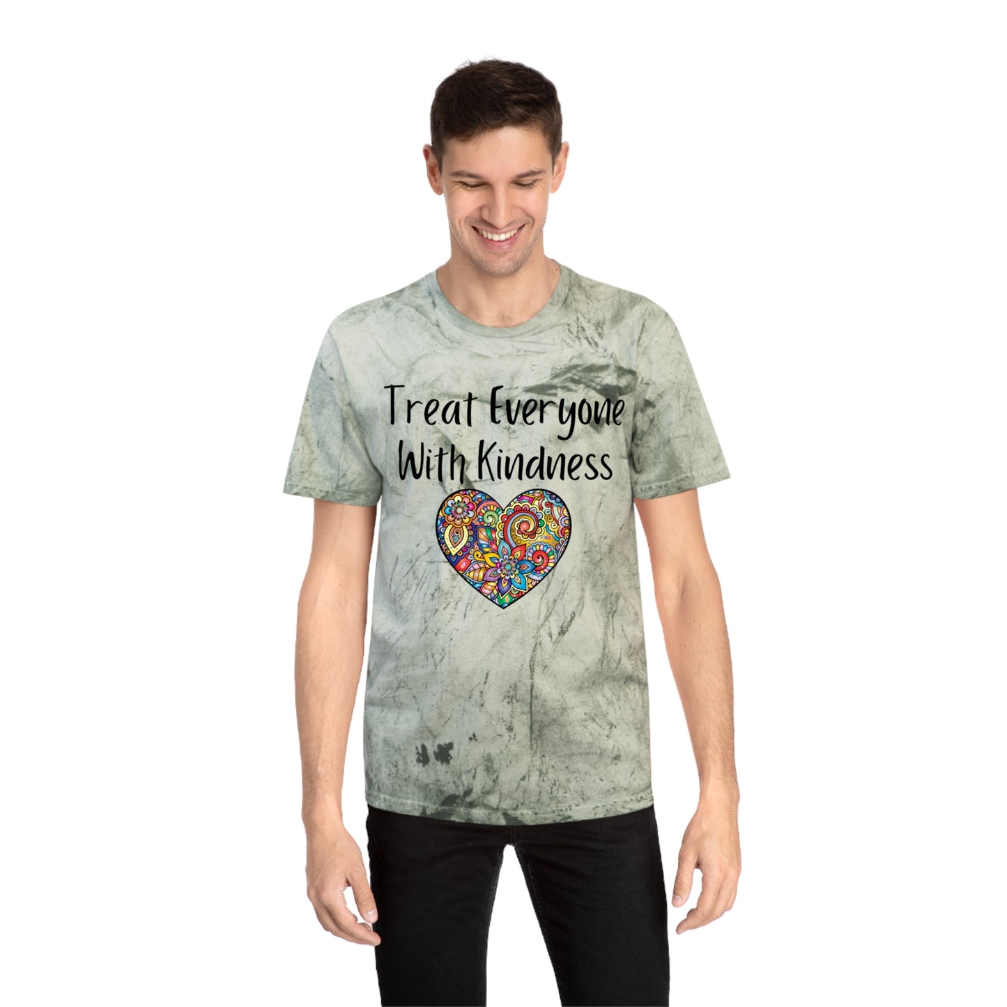 Treat Everyone With Kindness Unisex Color Blast T-Shirt