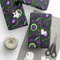Amethyst & Lime Fracture Wrapping Paper