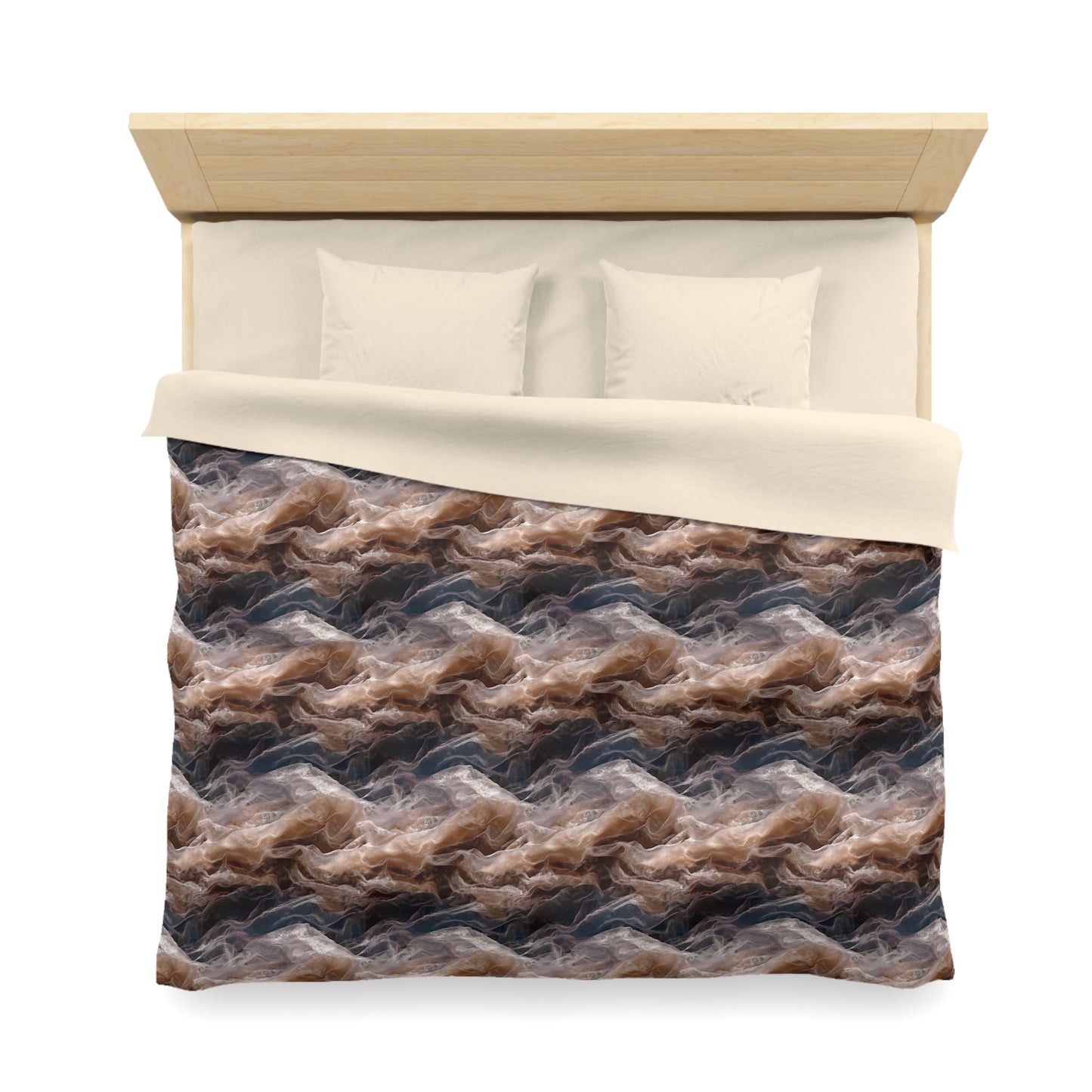 Dawnveil Sheer & Lace Duvet Bedding Set