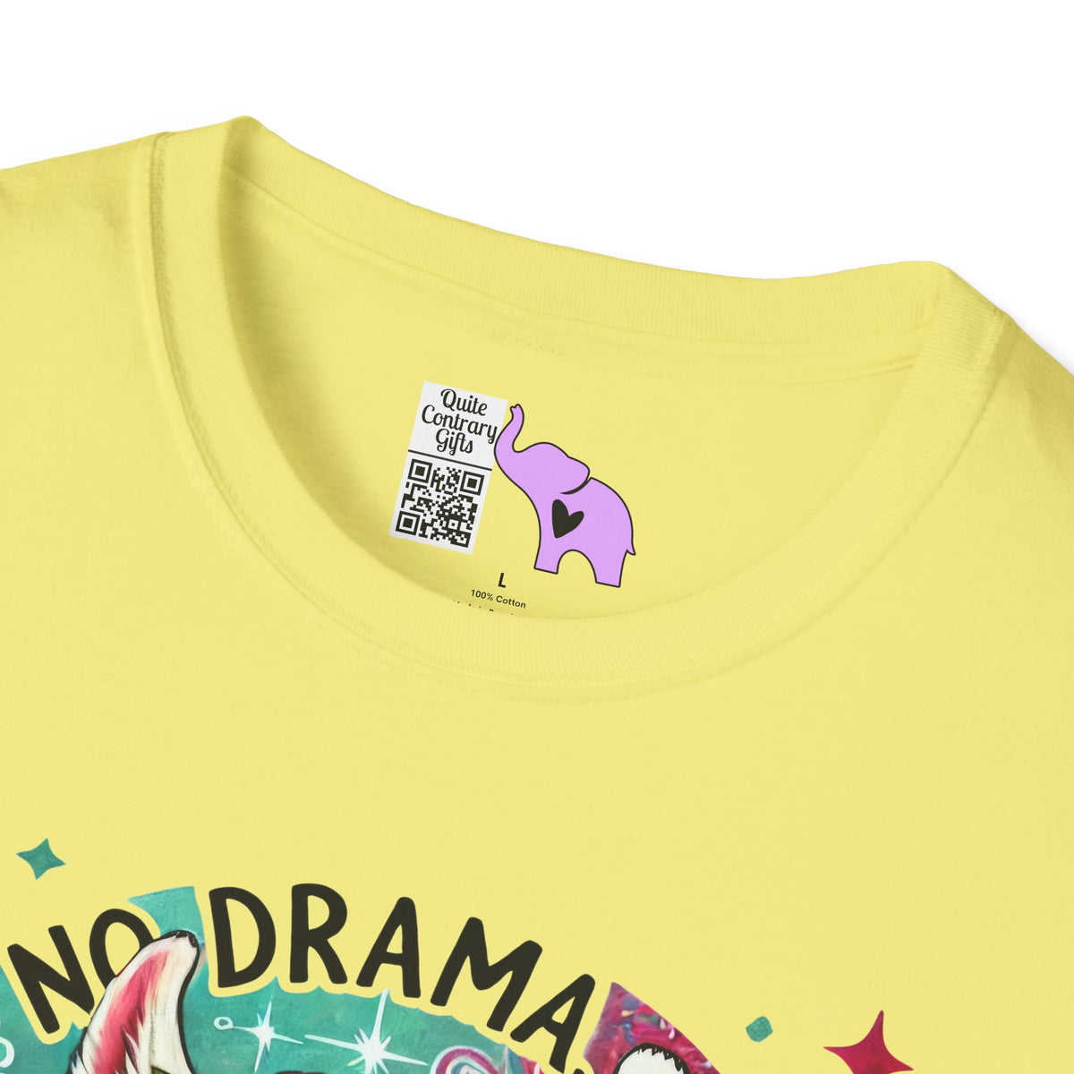 No Drama Just Llama Adult T-shirt