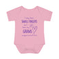 I May Have Small Fingers But I Have My GRAMS Wrapped around them Infant Baby Rib Bodysuit