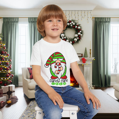 Candy Cane Crew Gnome Heavy Cotton™ Toddler T-shirt