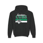 Brenham Cubs w/Mascot & Stripes Mascot Youth Heavy Blend Hoodie