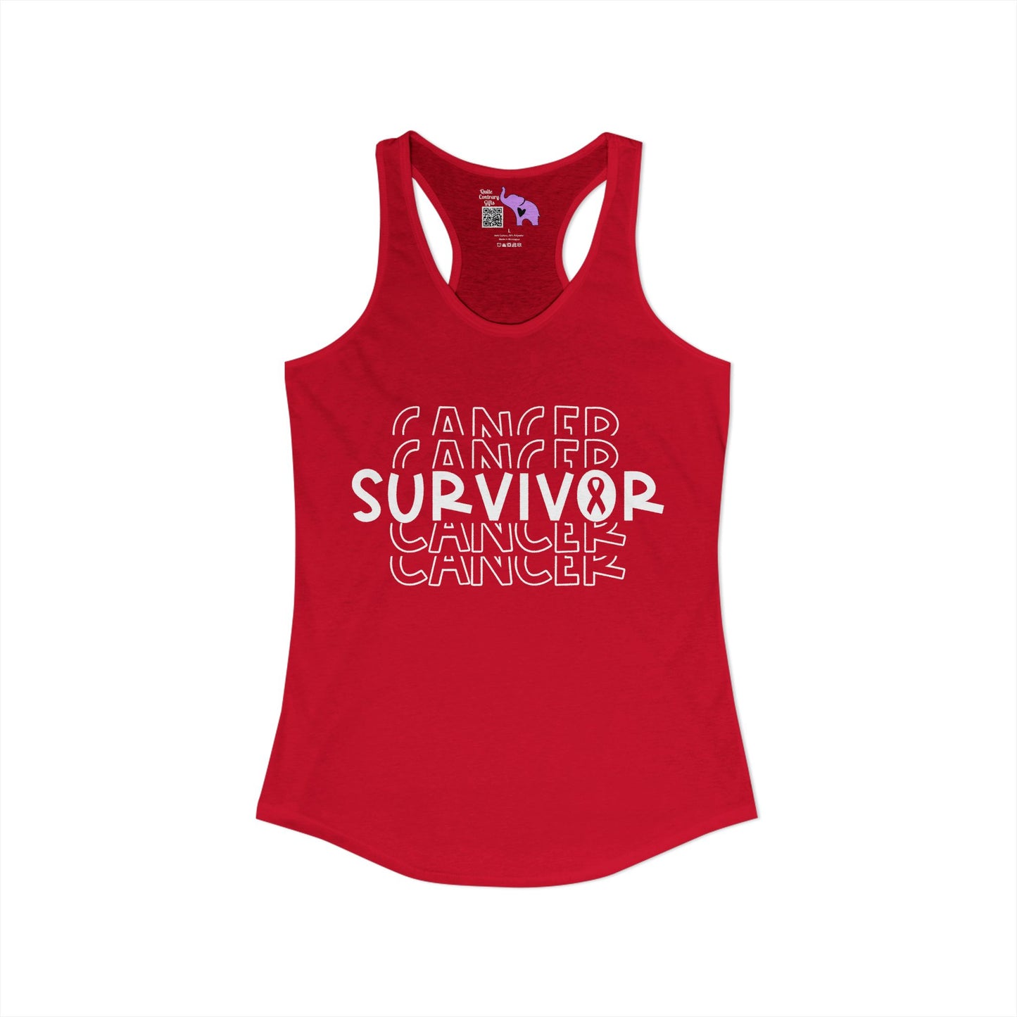 Cancer Survivor Women's Ideal Racerback Tank