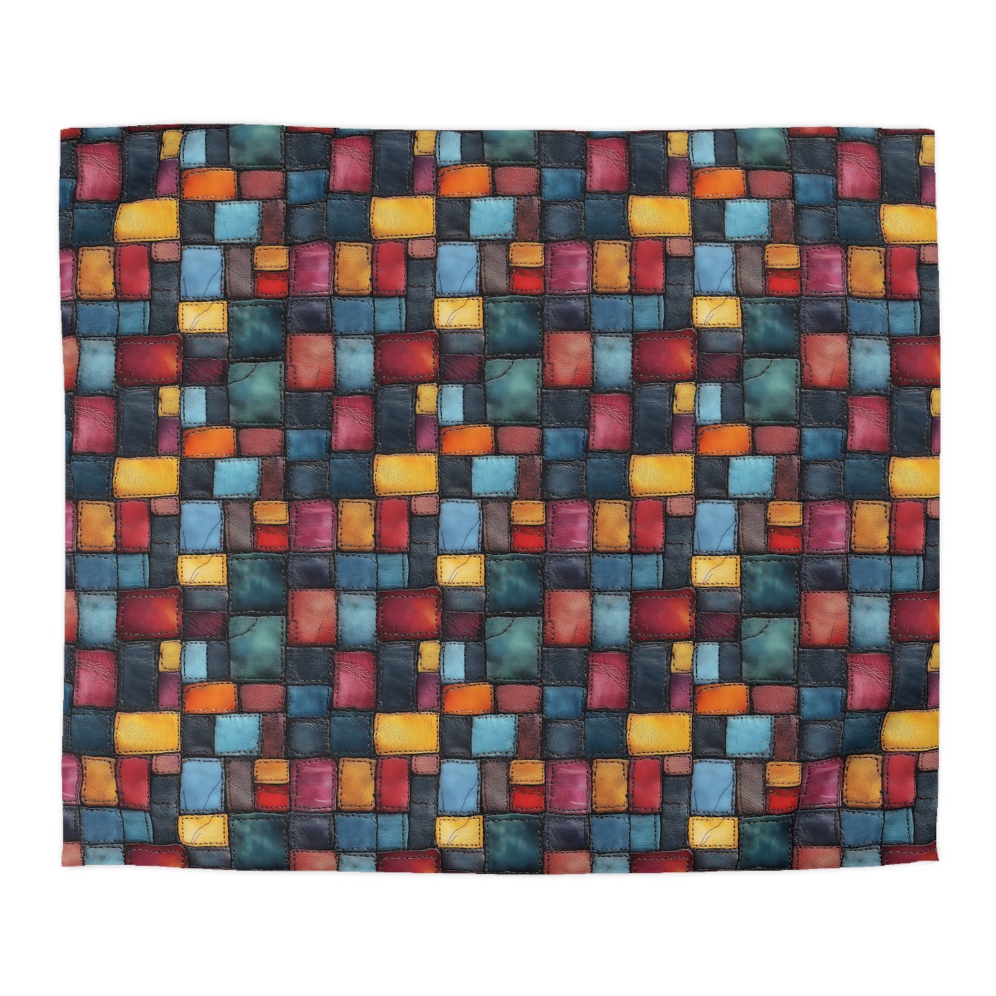 Colorblock Craze Microfiber Duvet Cover