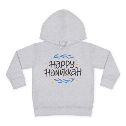 Happy Hanukkah 2 Toddler Pullover Fleece Hoodie