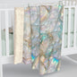 Green Opalescent Dreams Sherpa Fleece Blanket