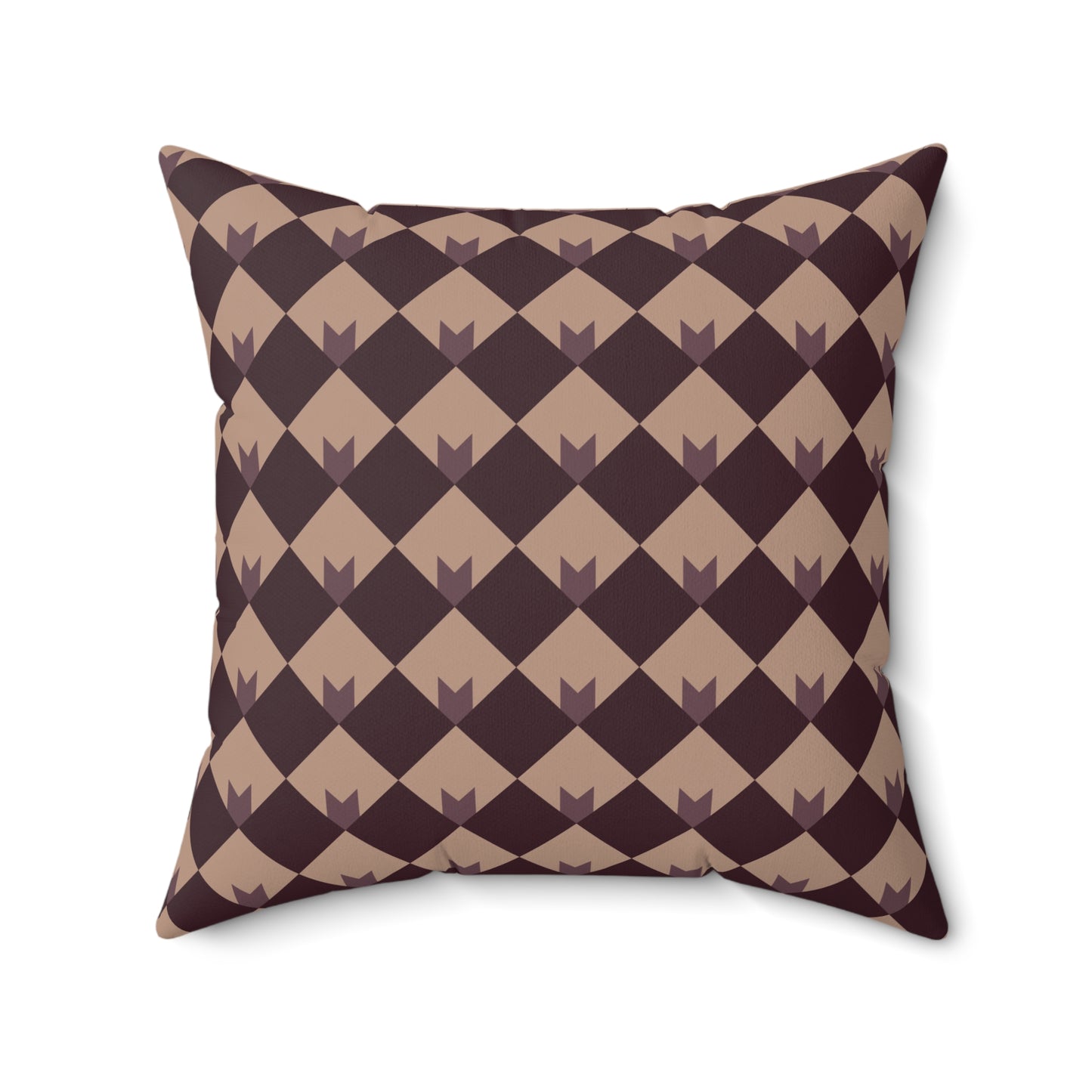 Diamond Bloom-Crimson & Plum Basic Bedding Set