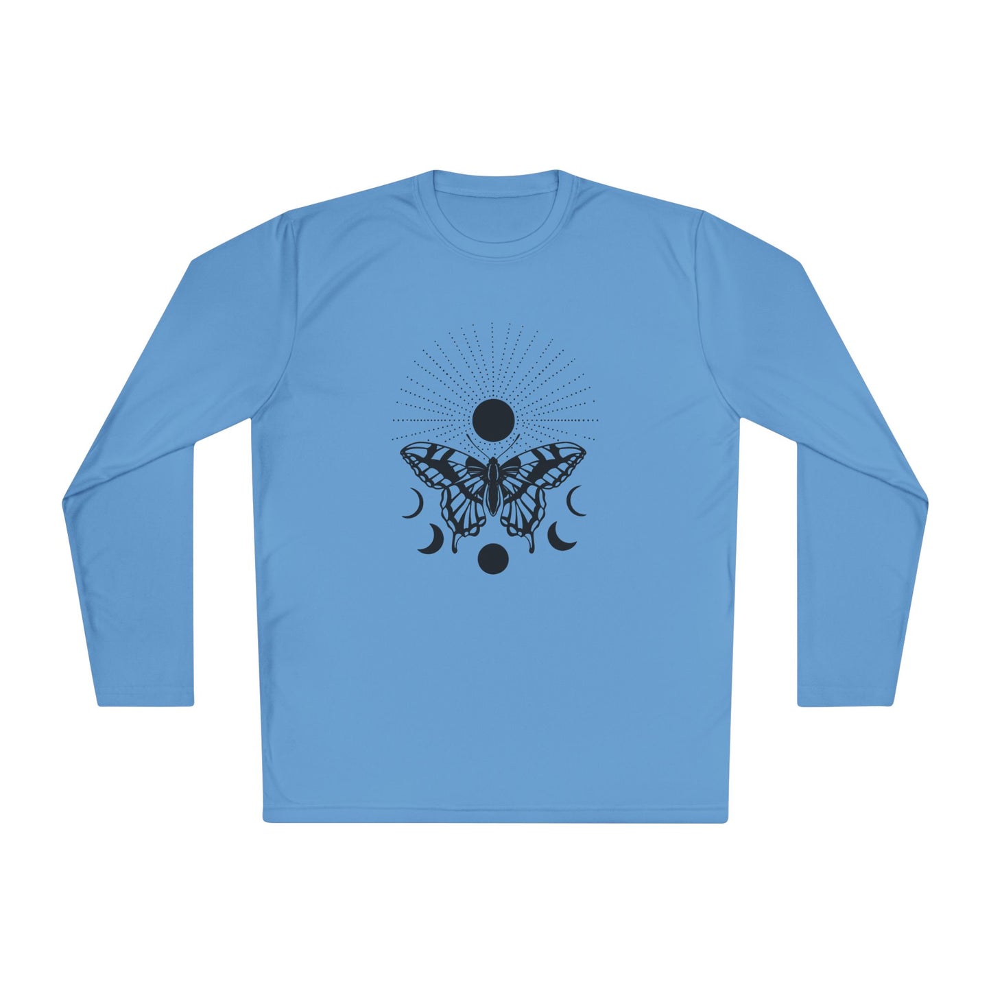 Butterfly w/Sun, Moon, & Stars Adult Long Sleeve Tee
